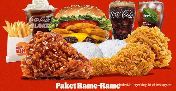 Promo Burger King Oktober Fest 2023, Promo Serba Rp 17.000-an & Paket Rame-Rame