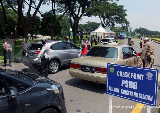 Polisi catat 431 pelanggaran di hari kedua PSBB Kabupaten Tangerang
