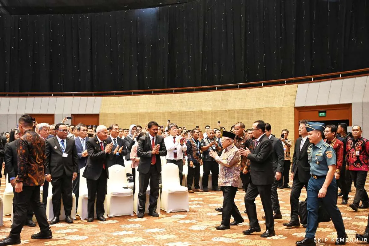 Wapres Ma'ruf Amin Harapkan Rekomendasi Konkret Forum Tansportasi Cerdas Asia Pasifik