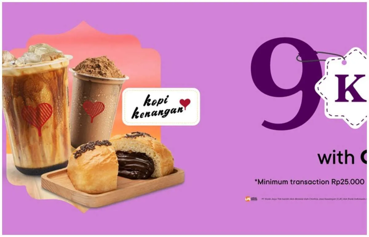 Promo Kopi Kenangan x Bank Jago sampai Desember, Bonus Rp 9.000 di Semua Outlet