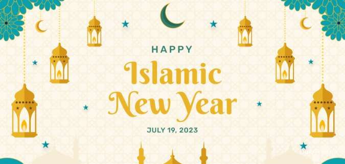 Template Poster Tahun Baru Islam 1445 H untuk Peringatan 1 Suro, Download di Sini