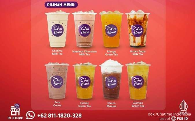 Promo Chatime 10-31 Agustus 2023, Pesta Kemerdekaan Bebas Pilih Menu Ukuran Reguler