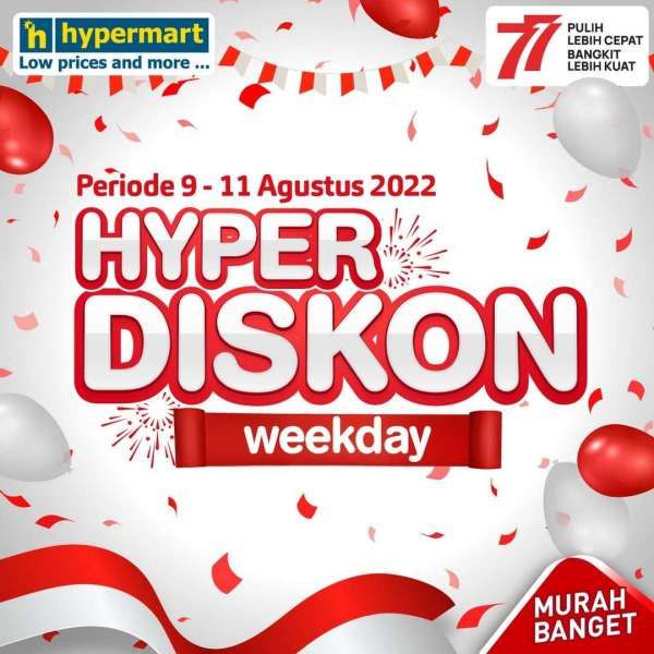 Katalog Promo Hypermart Hyper Diskon Weekday Periode 9-11 Agustus 2022