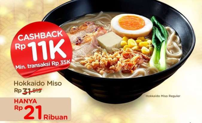 Promo HokBen 1.1 dengan BRImo, Cashback Rp 11.000 Berakhir Hari Ini 1 Januari 2025