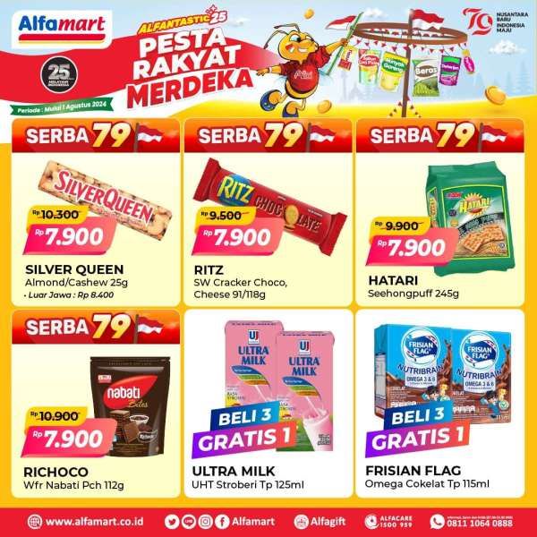 Promo Alfamart Pesta Merdeka Mulai 1 Agustus 2024