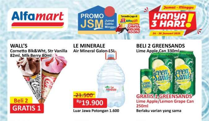 Promo Es Krim Cornetto di JSM Alfamart Berakhir Besok, Ada Diskon di Superindo