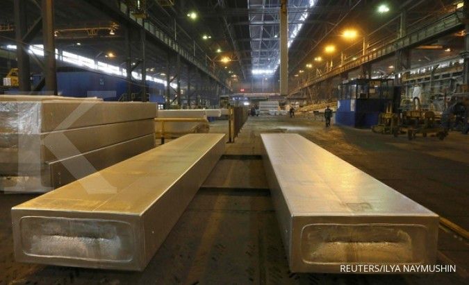Kenaikan produksi China menekan harga aluminium