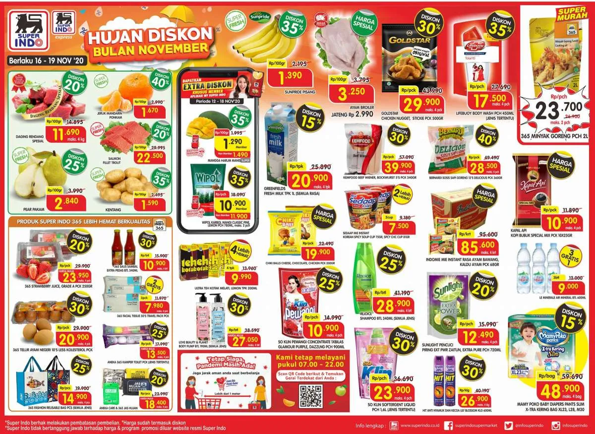 Promo Superindo weekday hari ini 16 November 2020, ada diskonan baru!