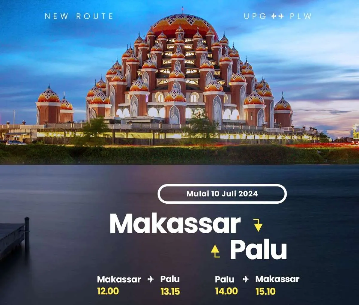 Batik Air Buka Rute Baru Makassar – Palu