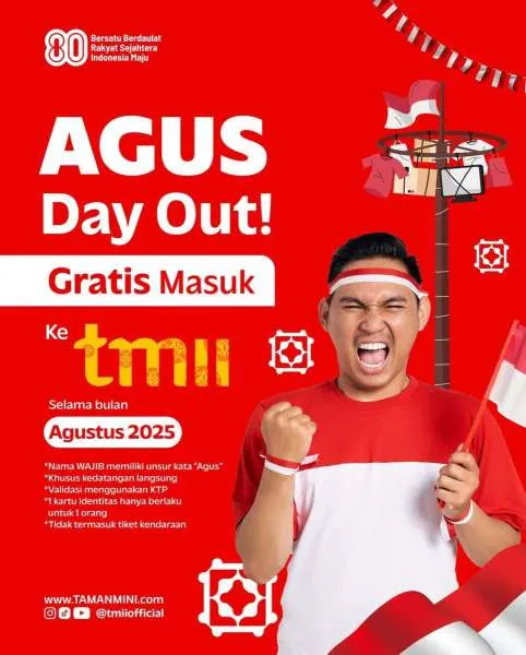 Promo Tiket Masuk TMII Agus Day Out