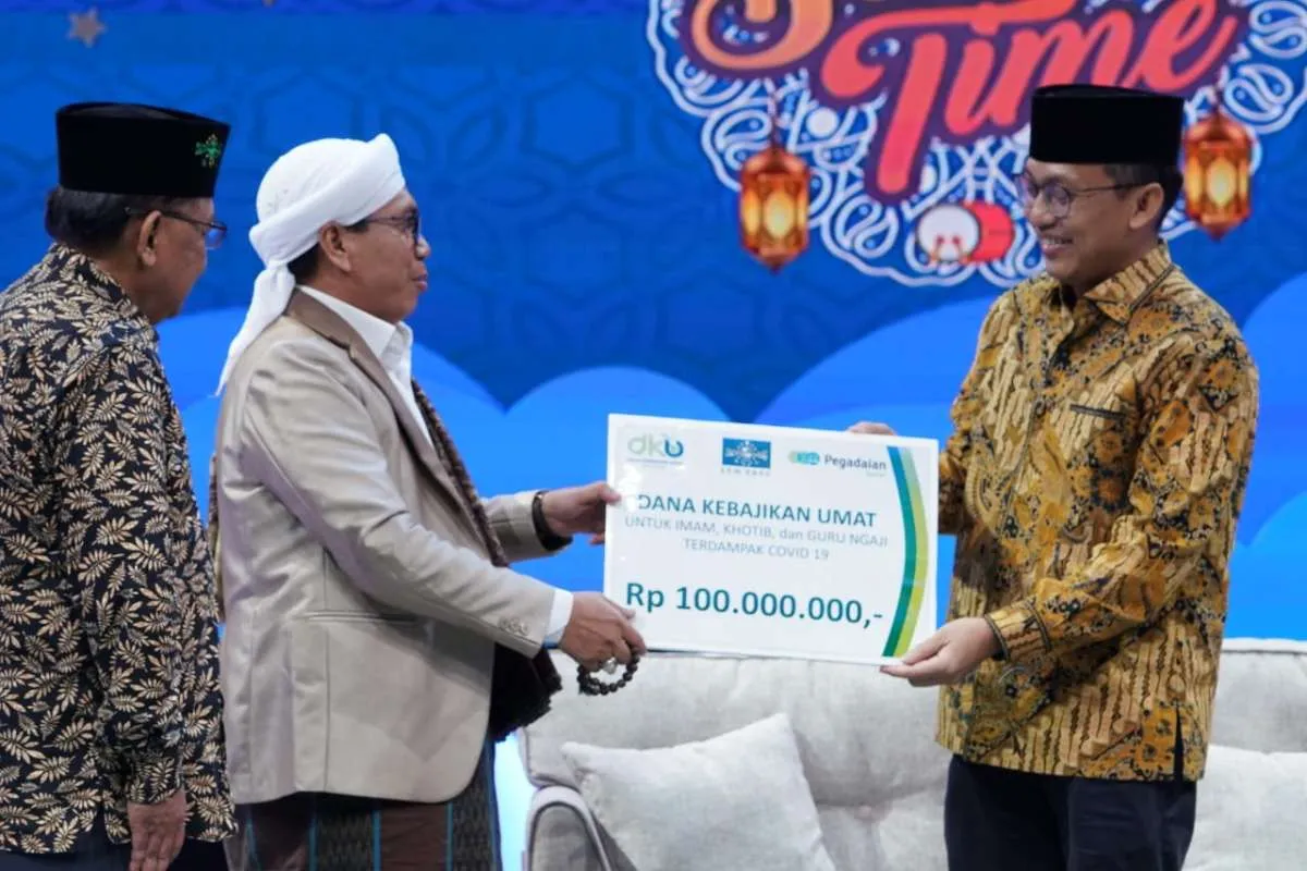 Ada pandemi Covid-19, Pegadaian beri donasi Dana Kebijakan Umat sebesar Rp 100 juta