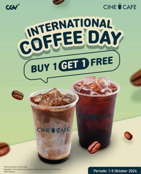 Promo Hari Kopi Sedunia di CGV 1-5 Oktober 2024