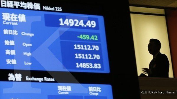 Bursa Asia dilanda aksi jual, Nikkei terparah