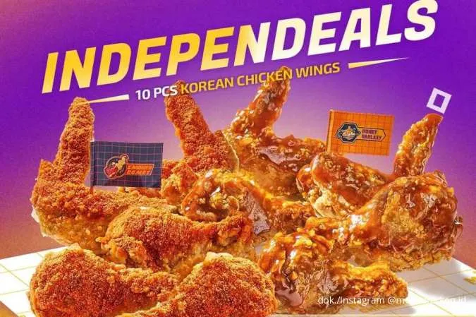 Promo Moon Chicken Independeals sampai 1 September, 10 Ayam Cuma Rp 70.000