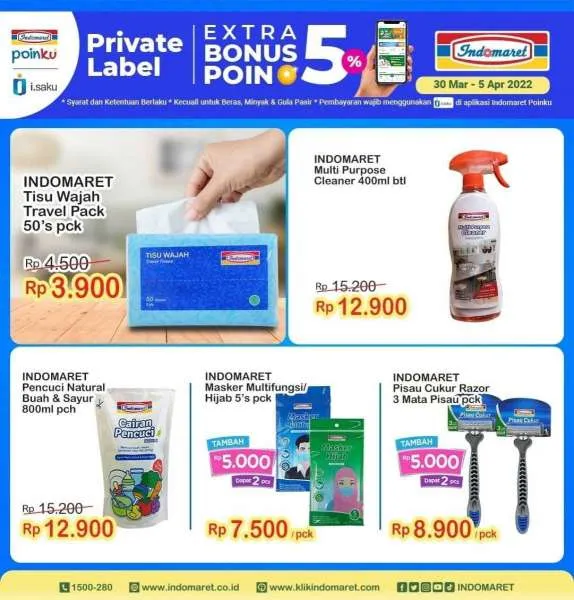 Promo Indomaret Super Hemat Periode 30 Maret-5 April 2022