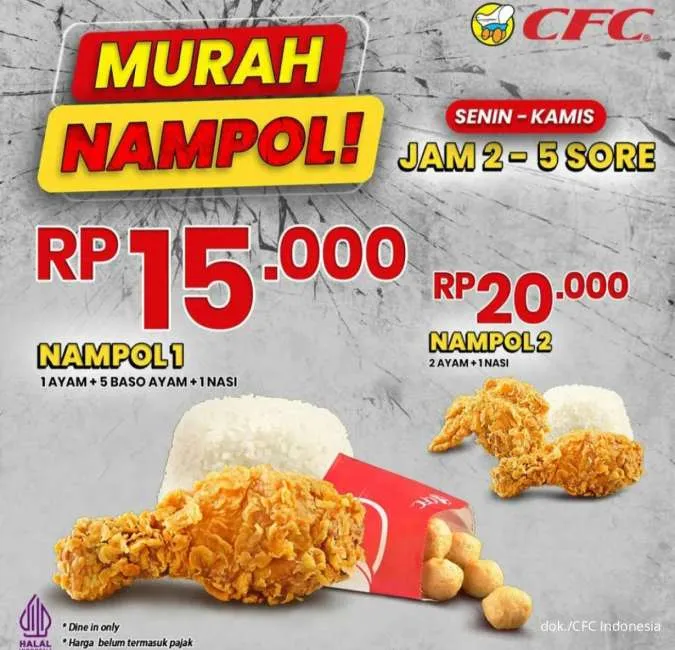Promo CFC Maret 2023, Paket Murah Nampol