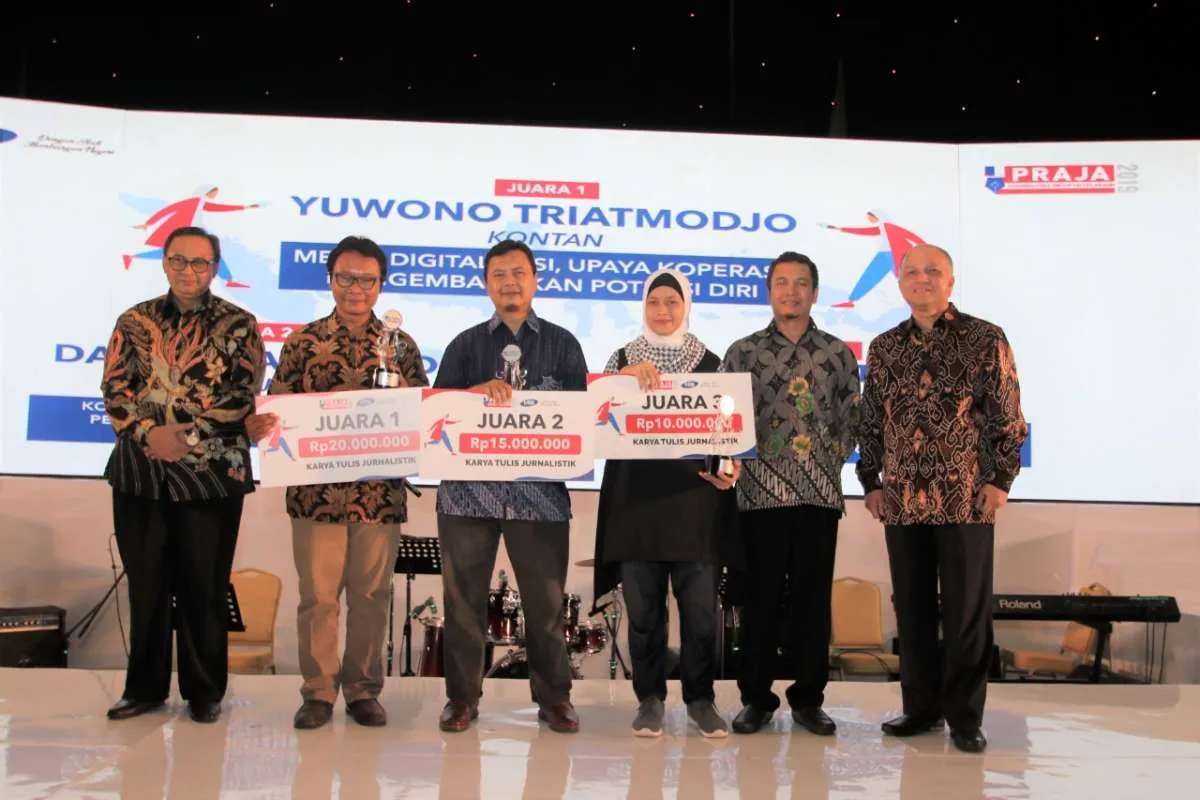 MIS Group beri apresiasi bagi pegiat koperasi, jurnalis KONTAN pemenang PRAJA 2019