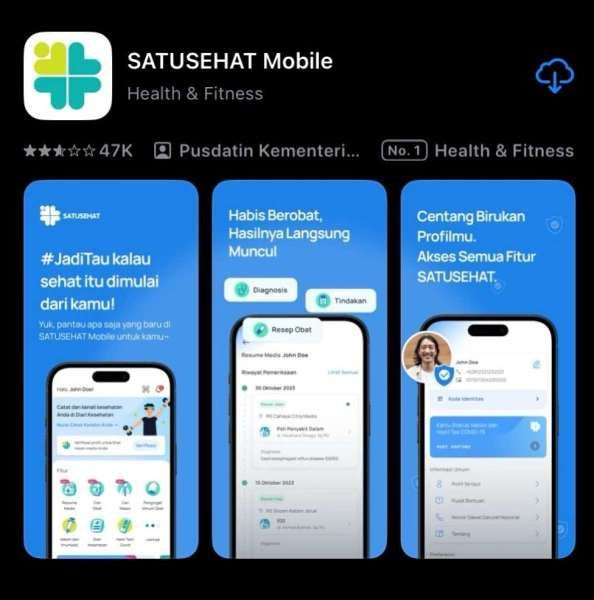 Aplikasi SATUSEHAT Mobile