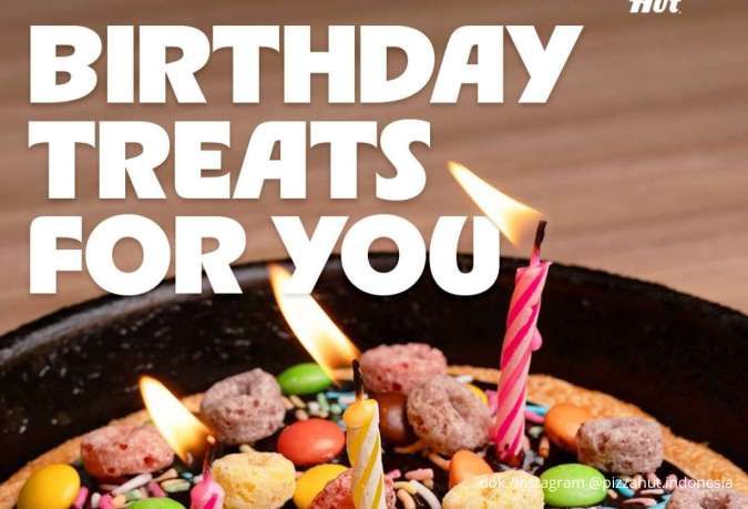 Promo Pizza Hut Birthday Treats, Tunjukkan Identitas dan Dapatkan Pizza Gratis