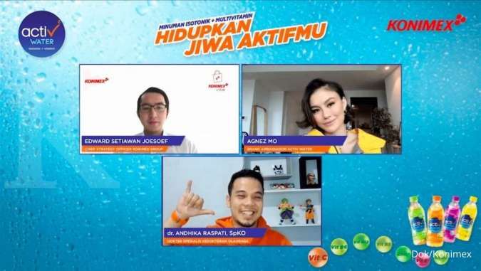 Ingatkan Pentingnya Gaya Hidup Aktif di Masa Pandemi, Konimex Hadirkan Minuman Isotonik + Multivitamin Activ Water