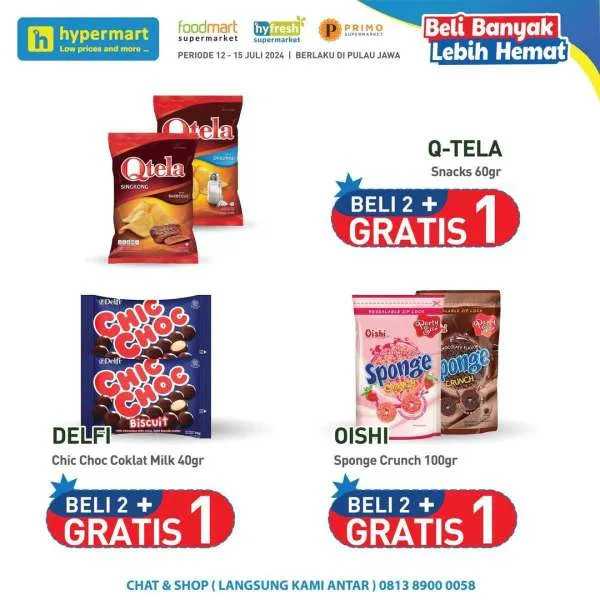 Promo Hypermart Beli Banyak Lebih Hemat Periode 12-15 Juli 2024