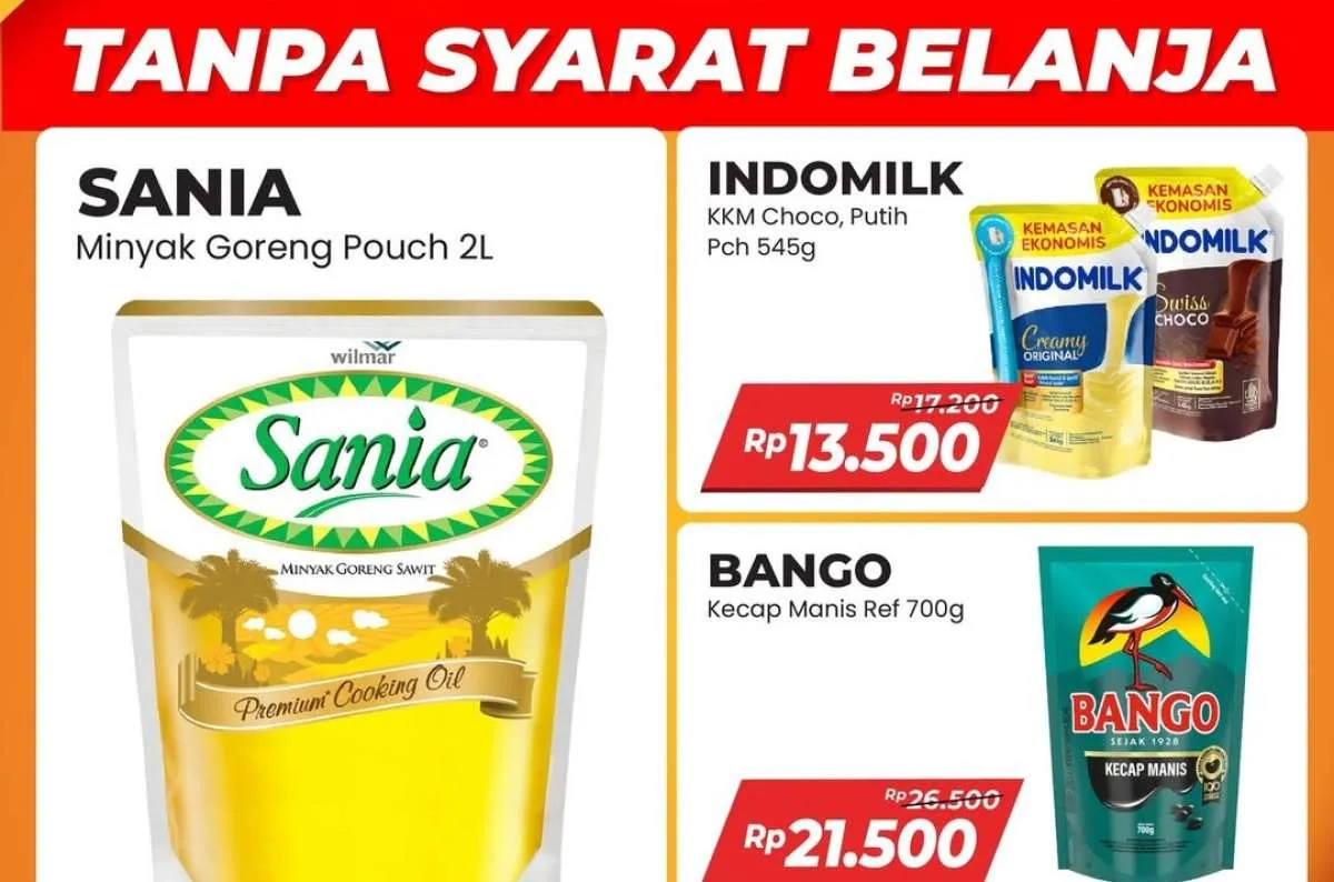 Promo Alfamart Paling Murah Sejagat 7-13 November 2025, Sania 2 Liter Jadi Rp 36.900