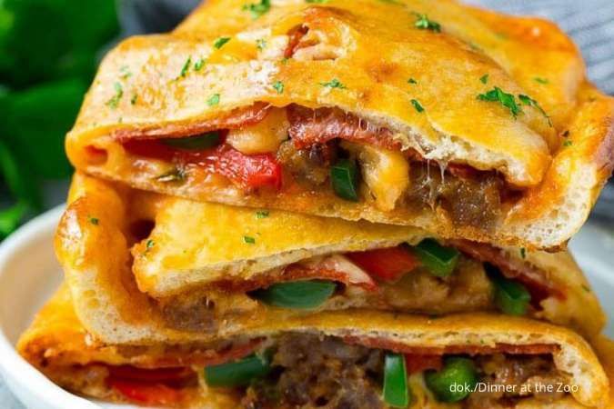 Resep Pizza Bolognese Goreng Super Krispi dengan Topping Tersembunyi