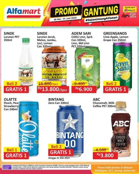 Promo Alfamart Gantung Periode 26 Mei-1 Juni 2025
