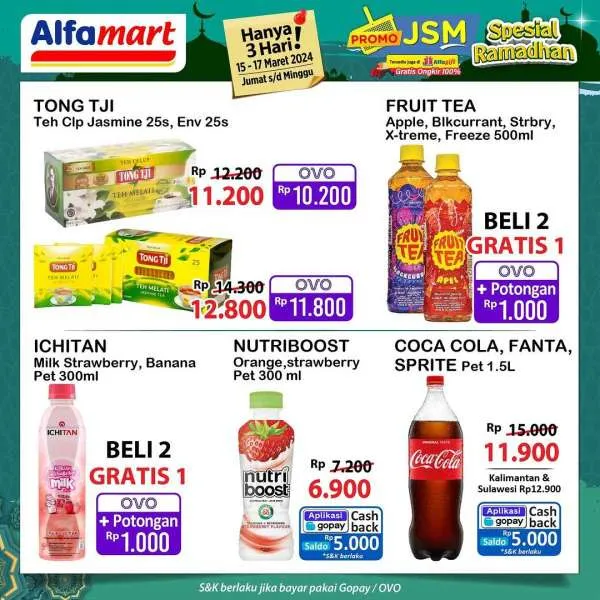 Promo JSM Alfamart Spesial Ramadhan Periode 15-17 Maret 2024