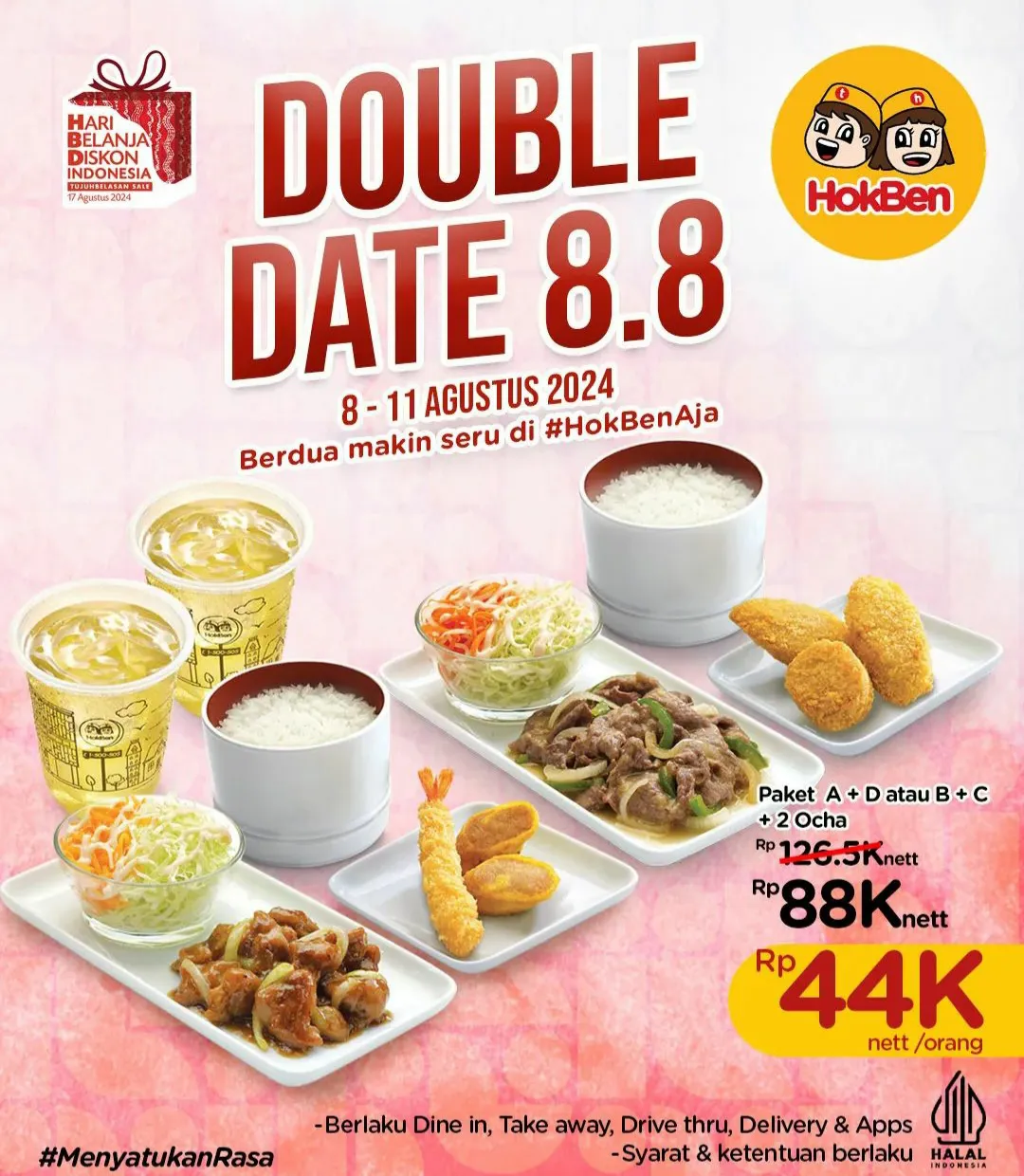 Promo 8.8 Hokben 8-11 Agustus 2024