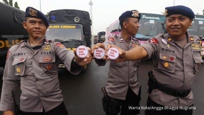 Aparat di Tangerang ikut amankan Pilkada DKI
