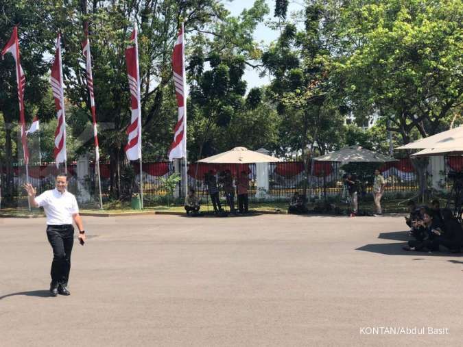 Giliran politisi PDI-Perjuangan Julairi Batubara sambangi Istana 