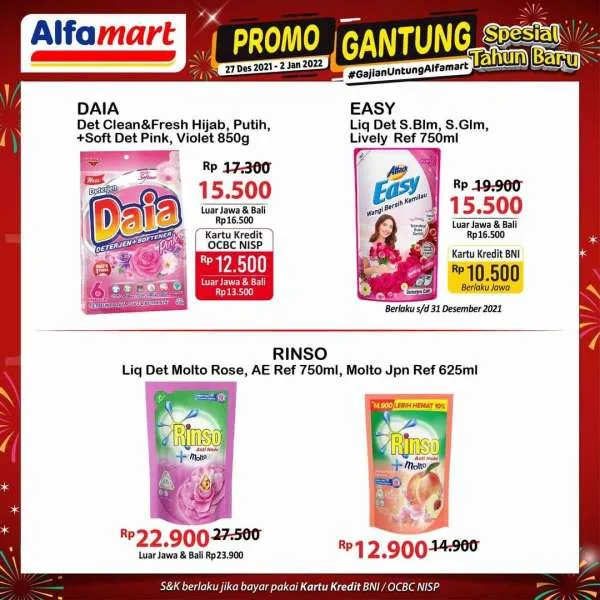 Promo Alfamart Gantung 27 Desember 2021-2 Januari 2022