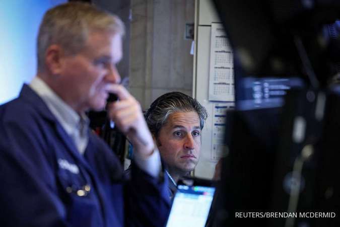 Wall Street Memerah karena Kenaikan Yield Treasury dan kekhawatiran Timur Tengah