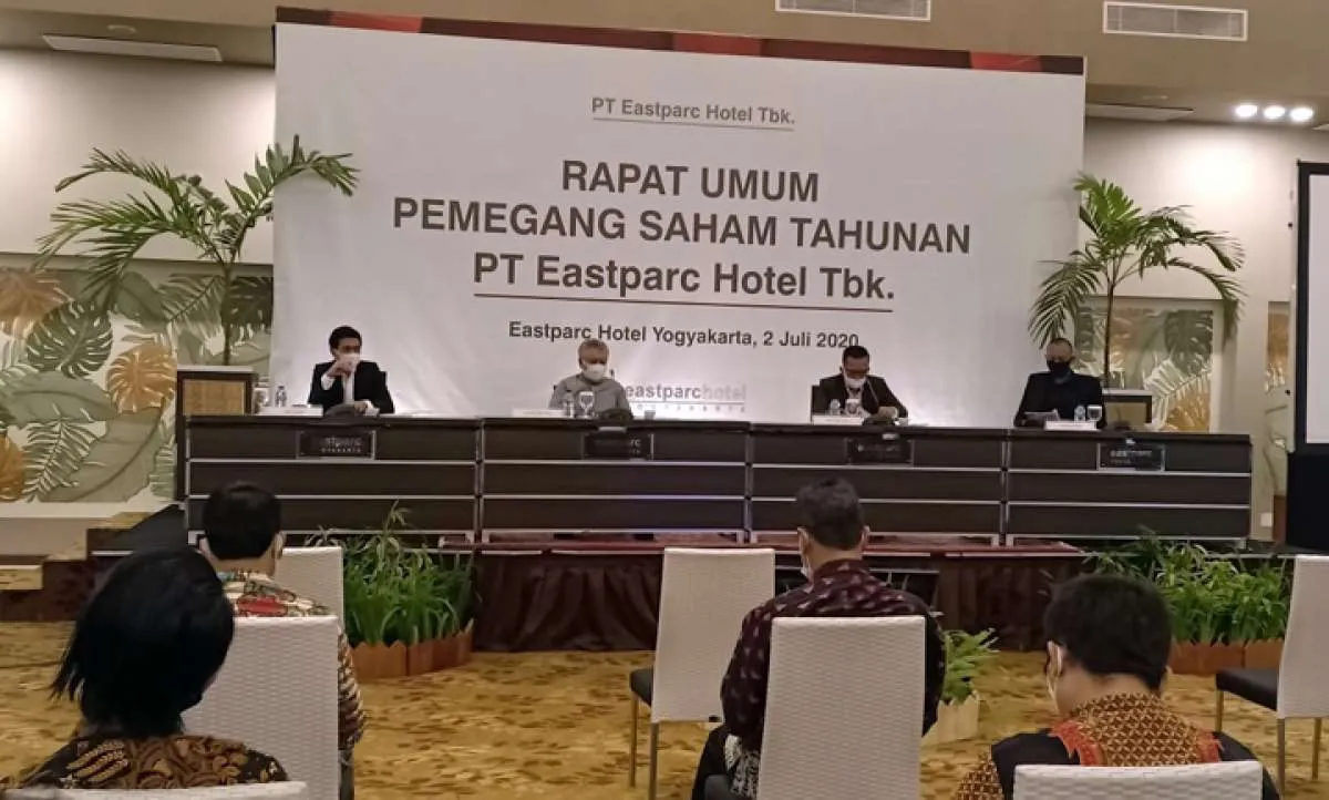 Ini isi agenda pembahasan RUPS Eastparc Hotel (EAST) 