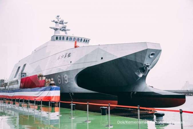 Untuk cegah serangan, Taiwan luncurkan kapal korvet pembunuh kapal induk