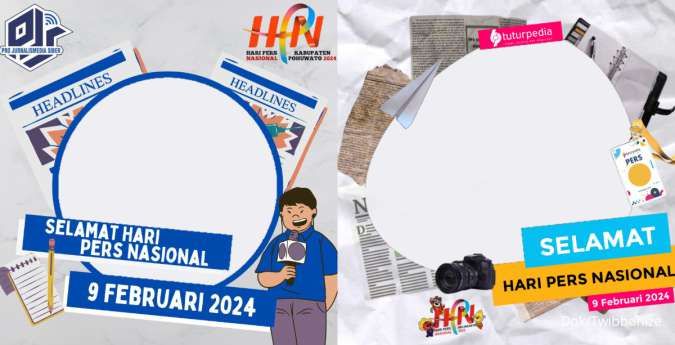 Kumpulan Twibbon Hari Pers Nasional 2024 dan HUT PWI ke 79, Bagikan di Medsos 