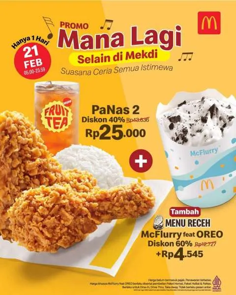 Promo McD PaNas 2 Satu Hari