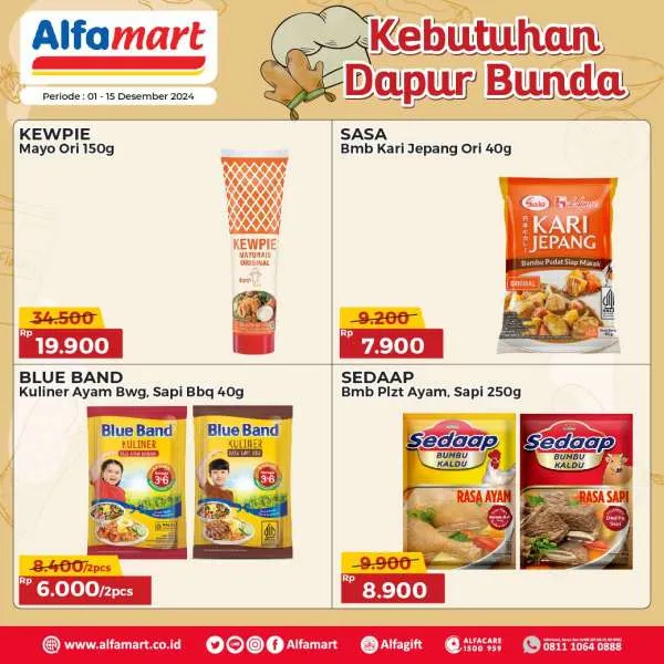 Promo Alfamart Kebutuhan Dapur Periode 1-15 Desember 2024