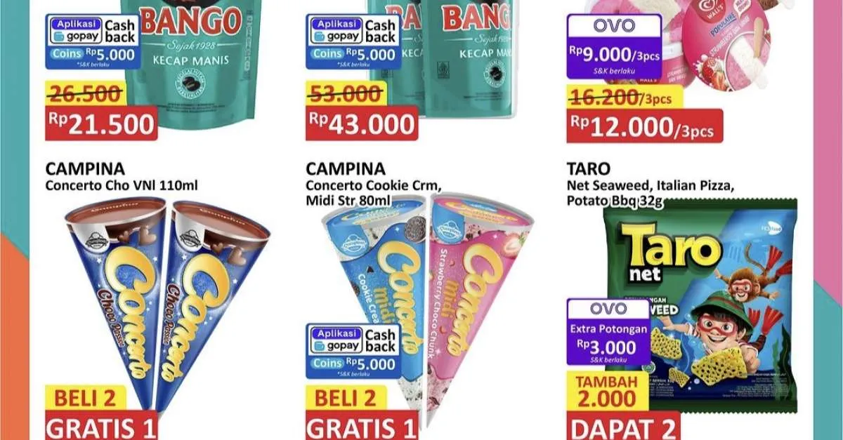 Promo Alfamart Hanya 4 Hari Periode 23-26 Mei 2024, Es Krim Beli 2 Gratis 1!