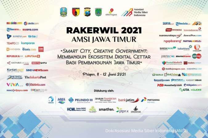 Rakerwil AMSI Jatim 2021 : Dorong Kolaborasi dan Picu Pertumbuhan Ekonomi Digital Jawa Timur