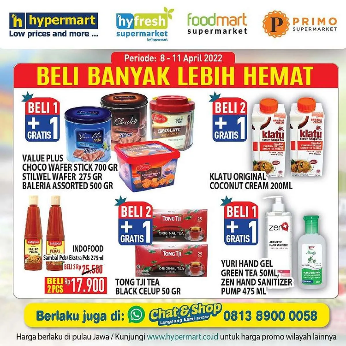 Katalog Promo Hypermart Hyper Diskon Weekend Periode 8-11 April 2022