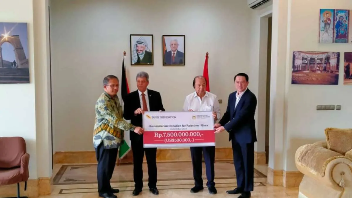 Fokus Perbaiki Rumah Sakit, Dato Sri Tahir Sumbang Rp 7,5 Miliar Bagi Palestina