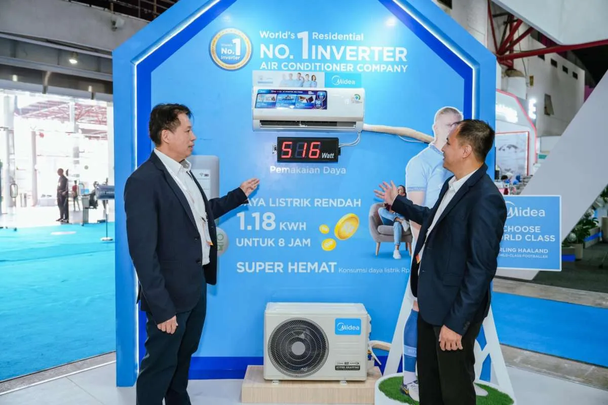 Midea Tawarkan Solusi Sistem Tata Udara Komersial hingga RumahTangga di Pameran RHVAC