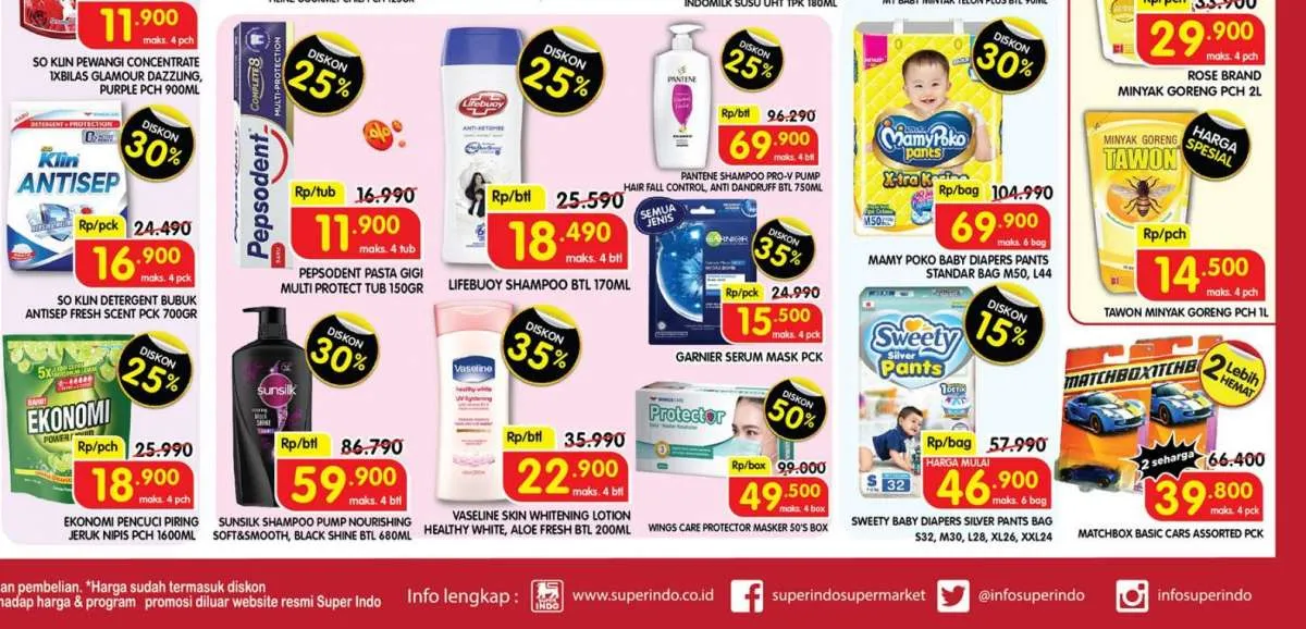 Promo Superindo di Hari Rabu 14 September 2022 untuk Produk Kebutuhan Harian