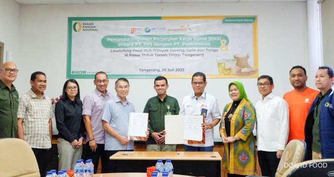 Jalin Kemitraan, PPI dan Paskomnas Launching Kios Pangan ID Food