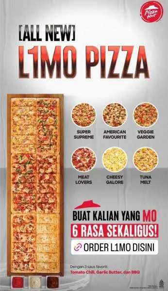 Promo Pizza Hut terbaru All New Limo Pizza 