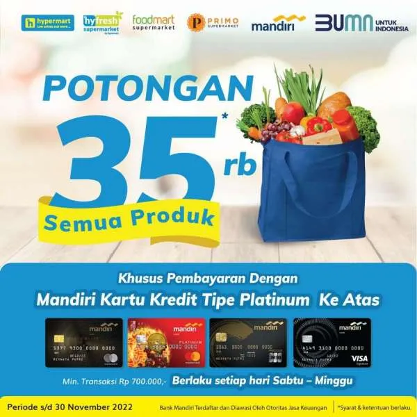 Promo Hypermart Spesial Penawaran Bank