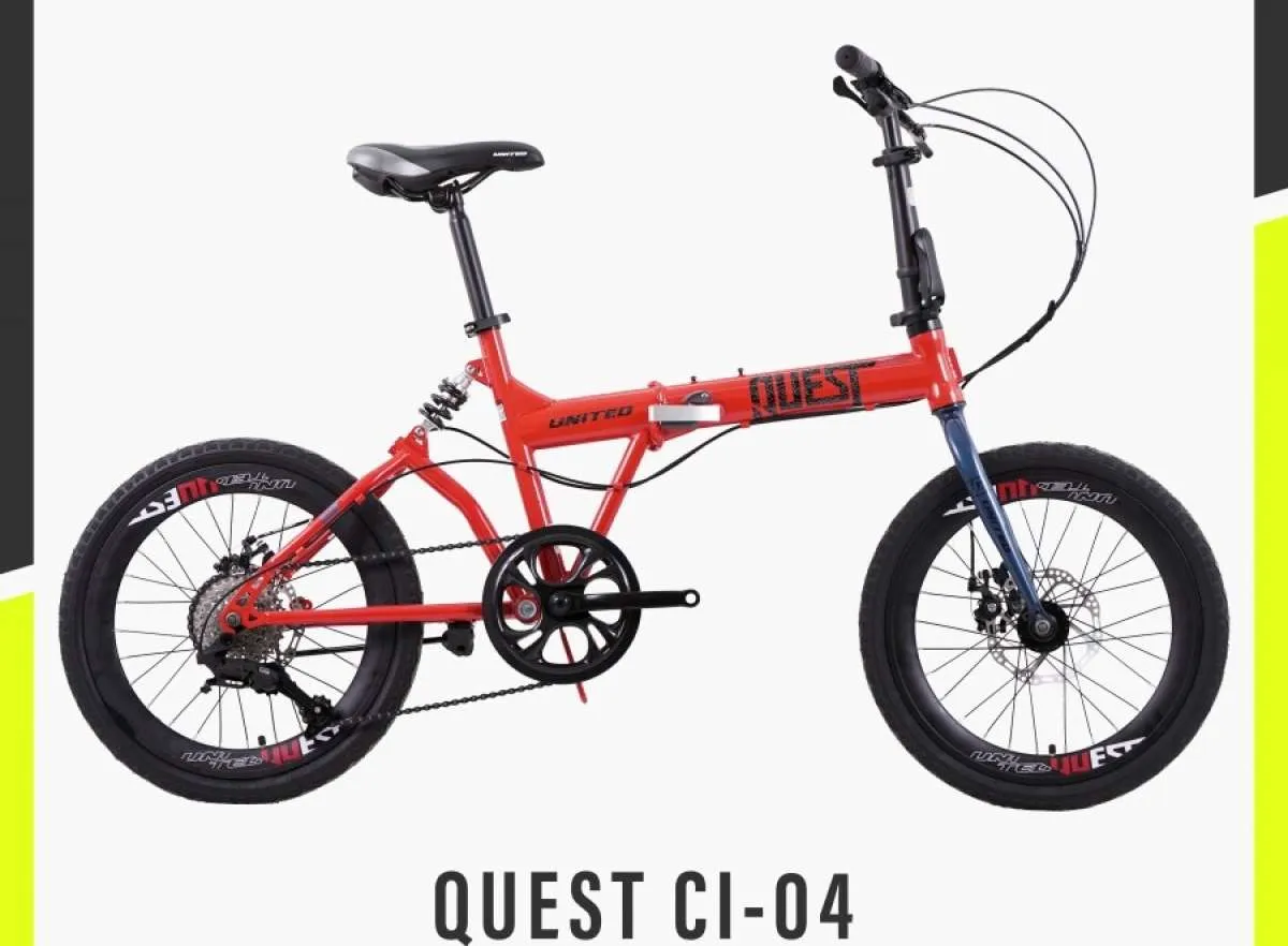 Kabar Gembira! Harga Sepeda Lipat United Quest CI-04 Didiskon 25% 