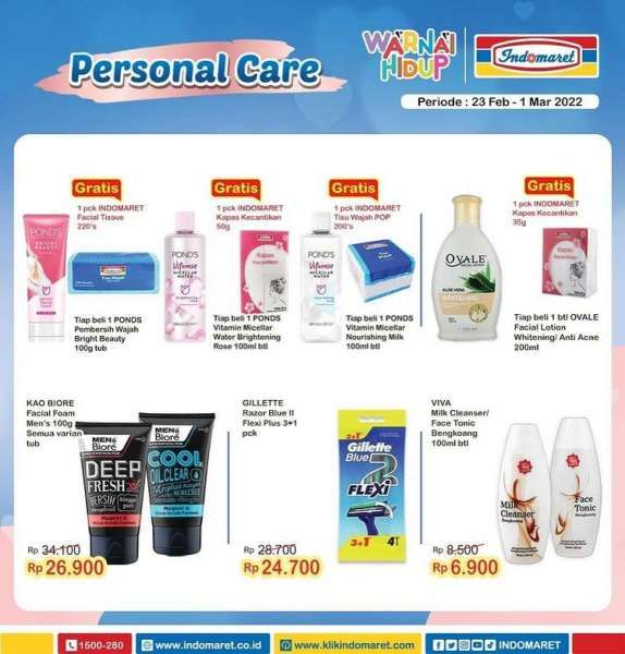 Promo Indomaret Super Hemat Mingguan 23 Februari-1 Maret 2022